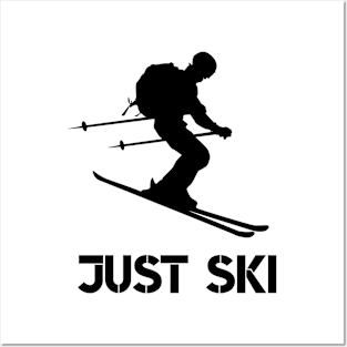 Just Ski Posters and Art